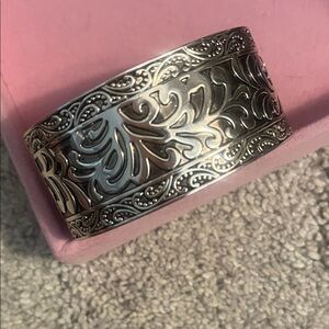 Premier Designs Silver Tone Cuff Bracelet